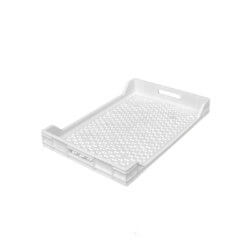 CAJA PLASTICA IQF BAJA RCV BLANCO