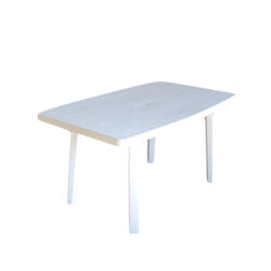 MESA PLASTICA RECTANGULAR FLORENCIA BLANCA WENCO