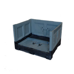 BIN INDUSTRIAL PLASTICO ABATIBLE 660 LITROS C/VENTANA FC