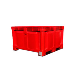 BINS PLASTICO INDUSTRIAL 857 LITROS G2 PP ROJO WENCO
