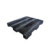 PALLET PLASTICO LISO 9T 100% RECICLADO NEGRO