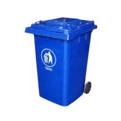 CONTENEDOR BASURA PLASTICO 360 LTS COLOR AZUL