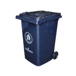 CONTENEDOR BASURA PLASTICO 360 LTS COLOR GRIS.