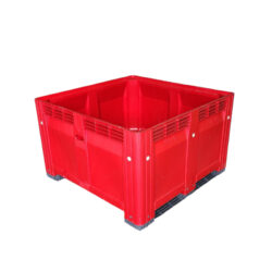 BINS PLASTICO INDUSTRIAL 857 LITROS G1 PP ROJO WENCO